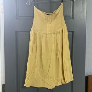 Mustard stapless forever 21 size medium dress